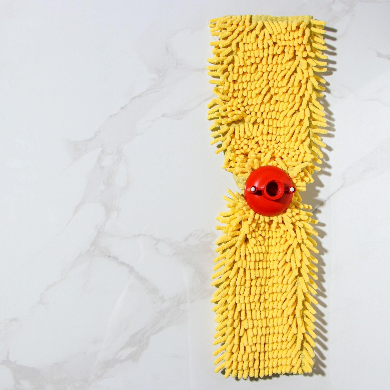 Насадка для швабры, микрофибра букли, 150 гр, цвет МИКС