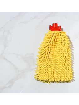 Насадка для швабры, микрофибра букли, 150 гр, цвет МИКС