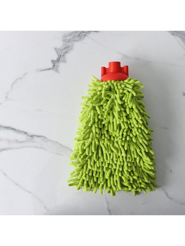 Насадка для швабры, микрофибра букли, 150 гр, цвет МИКС