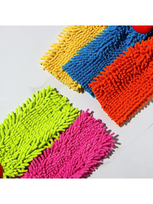 Насадка для швабры, микрофибра букли, 150 гр, цвет МИКС