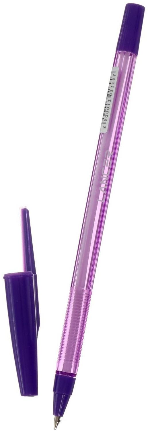 Ручка шариковая LANCER Fluo 814, 0.5 мм, стержень синий, ароматизированная, МИКС