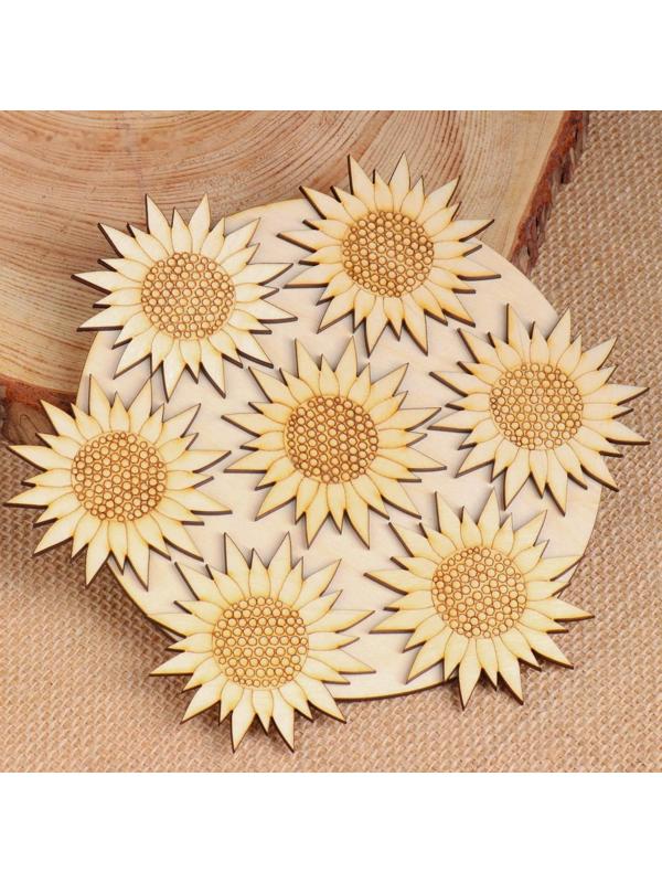 Подставка под горячее «Подсолнух», D=19 см, можжевельник