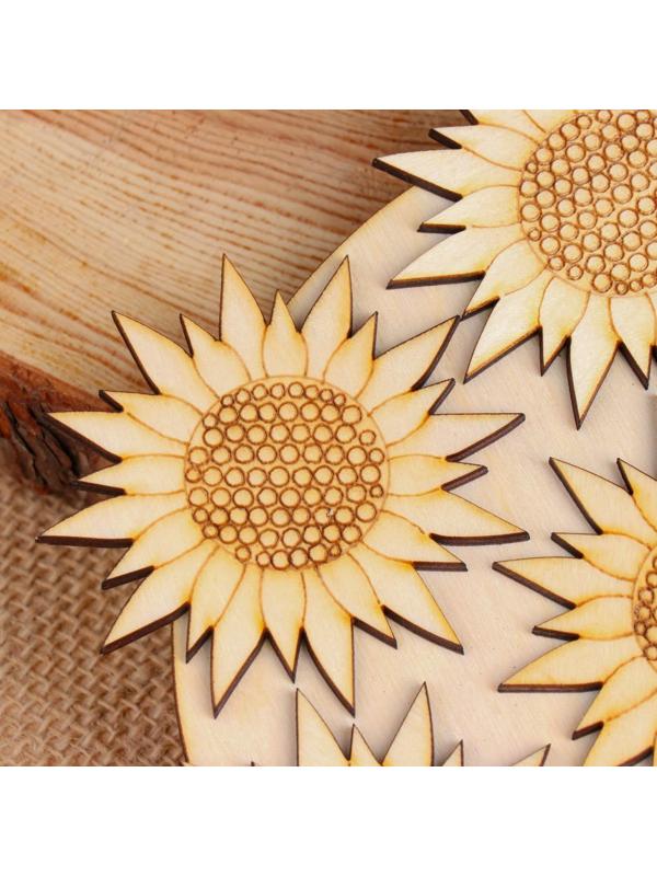 Подставка под горячее «Подсолнух», D=19 см, можжевельник