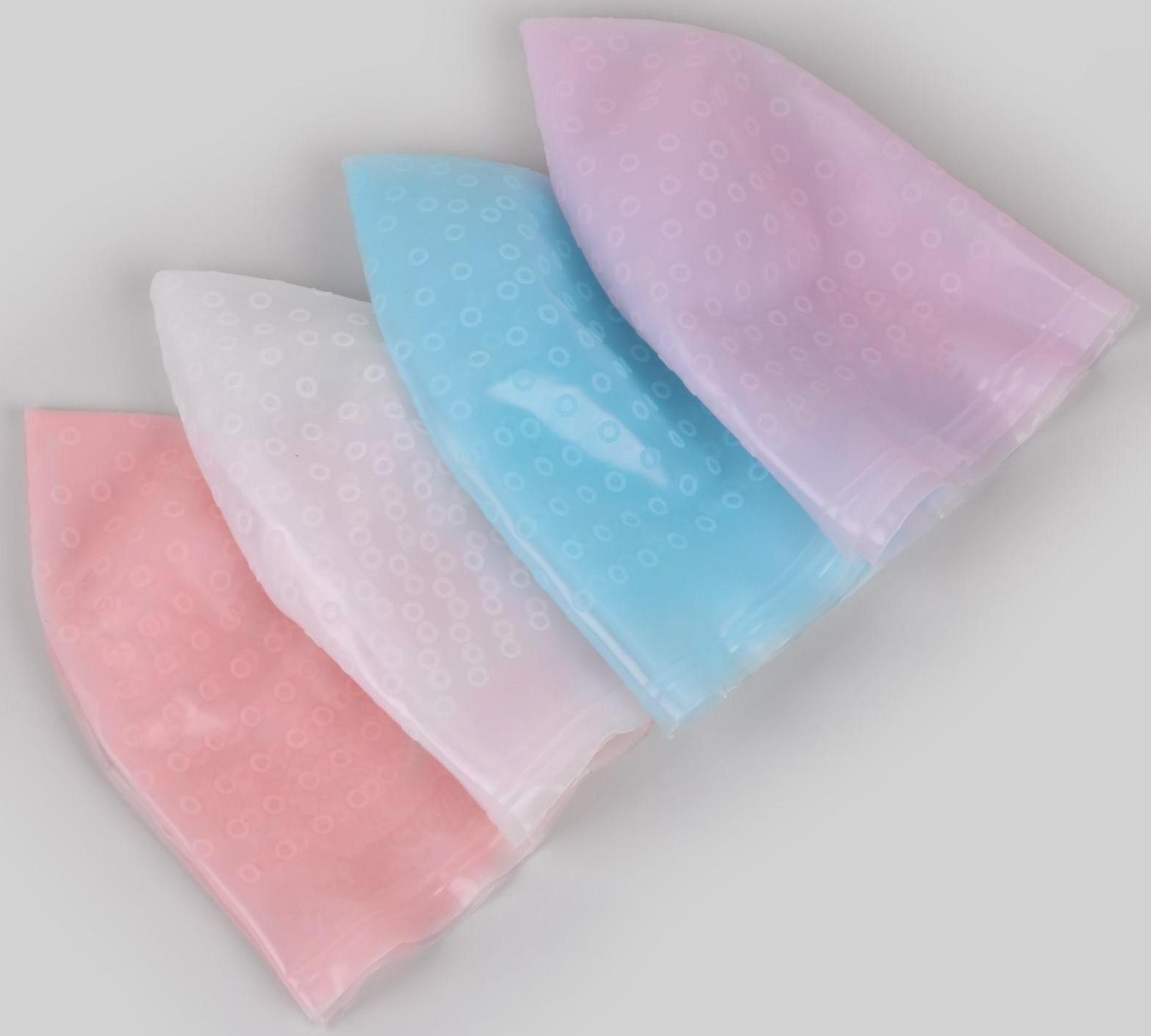 Шапочка для мелирования, с крючком, цвет МИКС