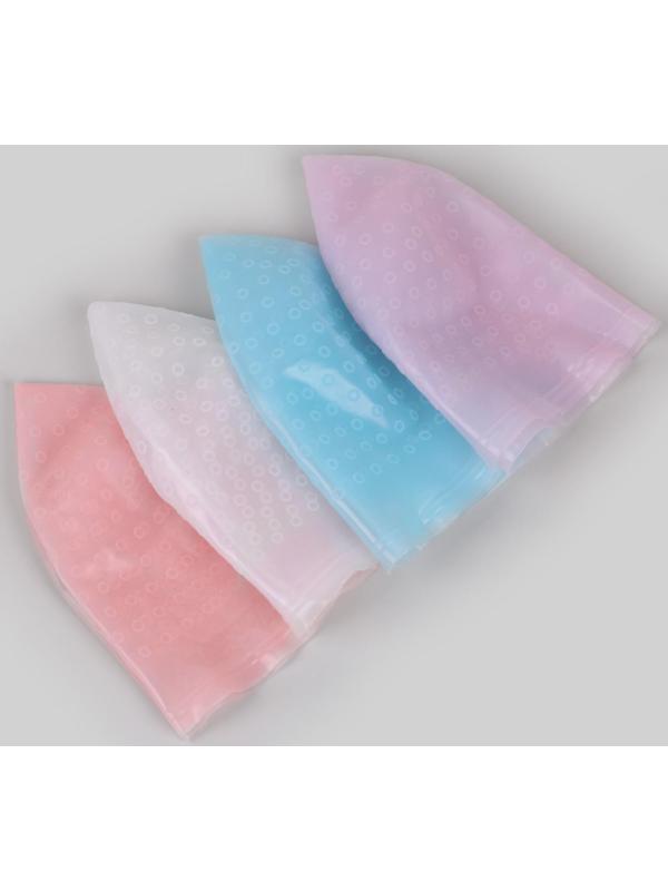 Шапочка для мелирования, с крючком, цвет МИКС