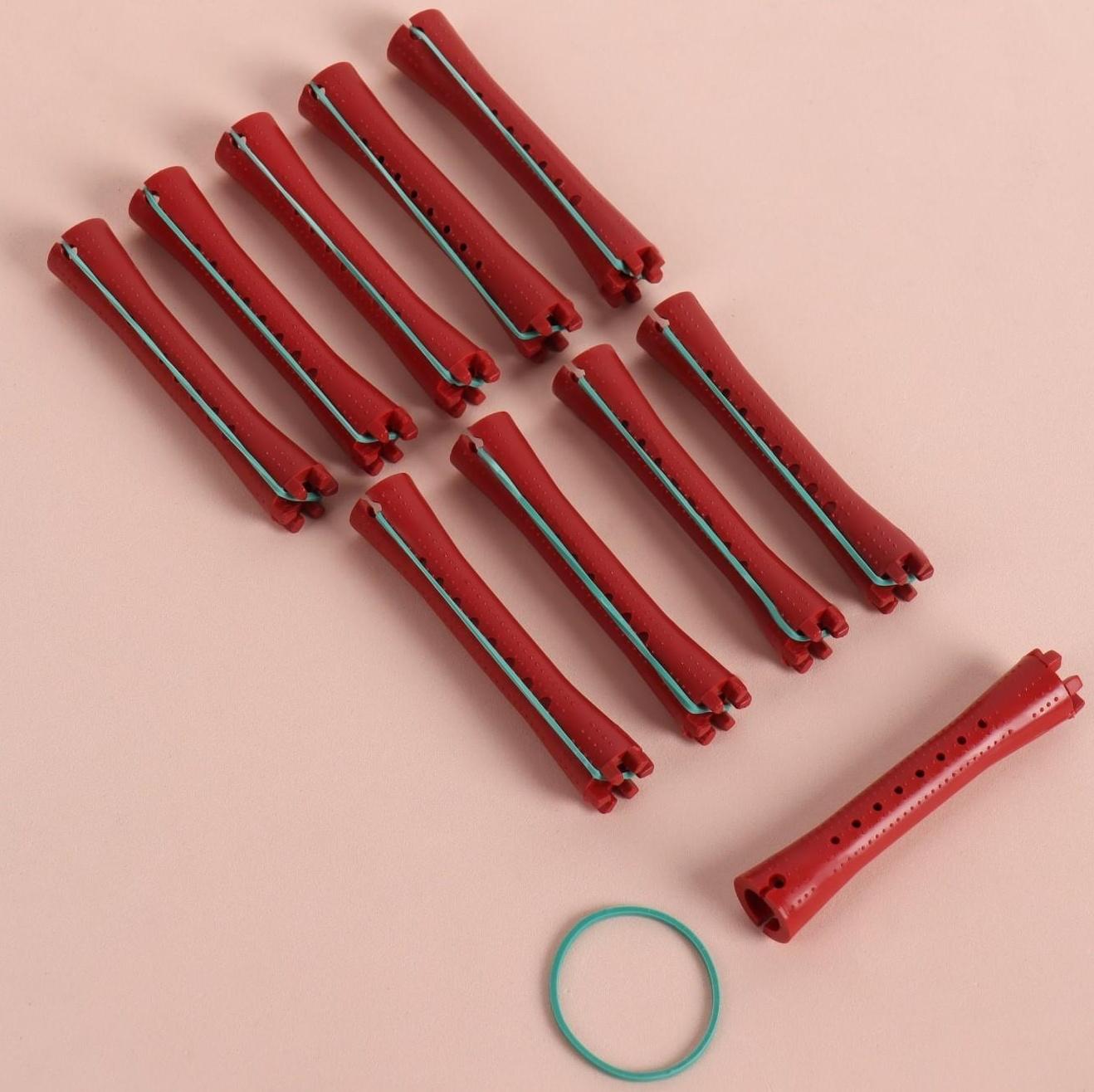 Бигуди-коклюшки, d = 1,1 см, 10 шт, цвет МИКС