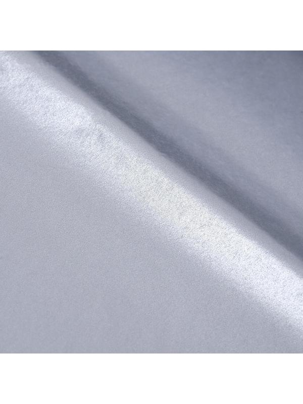 Бумага упаковочная тишью, перламутровая, серебряная, 50 х 66 см