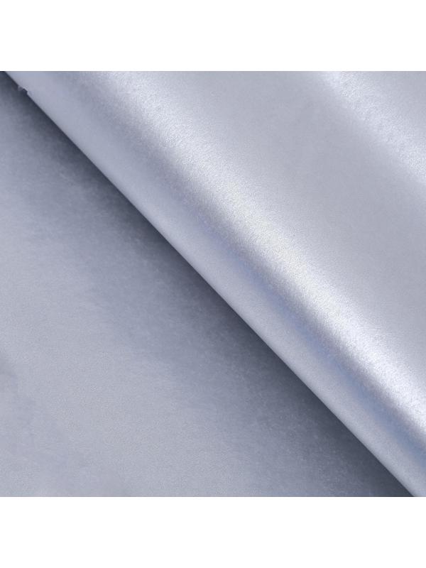 Бумага упаковочная тишью, перламутровая, серебряная, 50 х 66 см