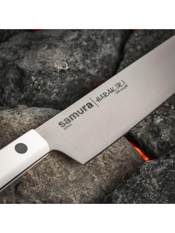 Нож кухонный Samura HARAKIRI, универсальный, лезвие 15 см, белая рукоять
