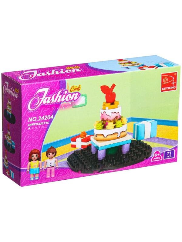 Конструктор «Праздничный торт», 60 деталей