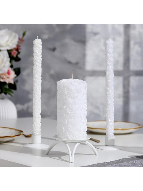 Свеча-цилиндр свадебная 