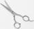 Ножницы парикмахерские с упором, лезвие — 5,5 см, цвет серебристый