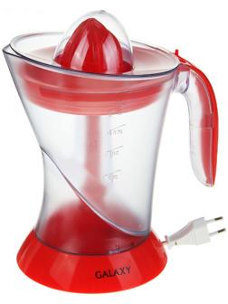 Соковыжималка Galaxy GL 0852, для цитрусовых, 50 Вт, 1 л, красная