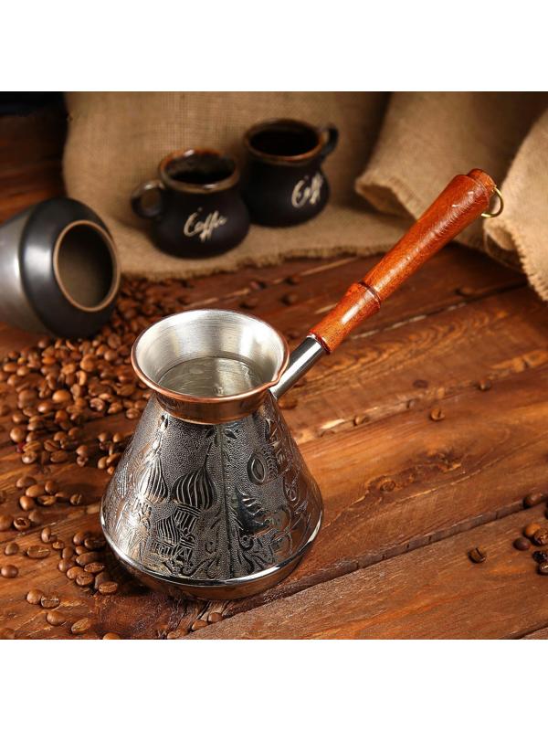 Турка для кофе медная «Москва Златоглавая», 0,75 л
