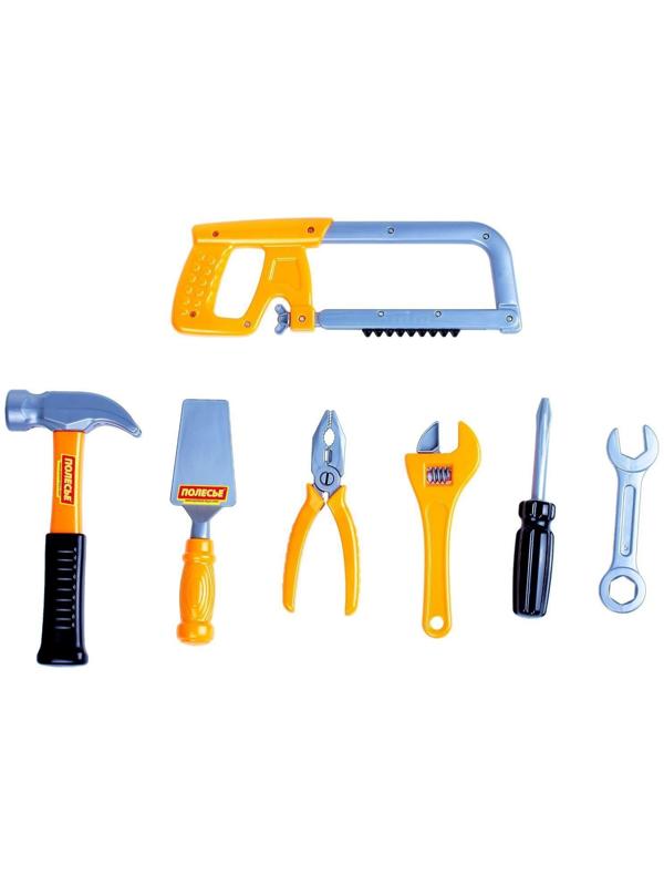 Набор инструментов №14, 7 элементов, в пакете, цвета МИКС