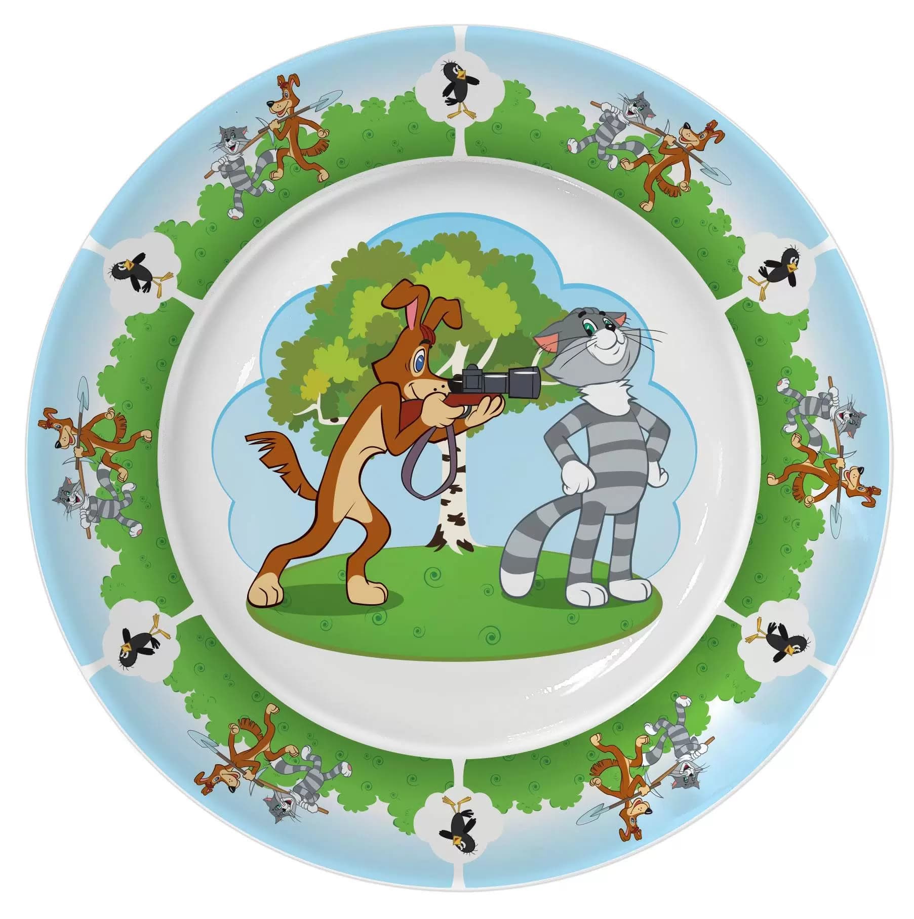 Тарелка «Простоквашино», d=20 см, фарфор