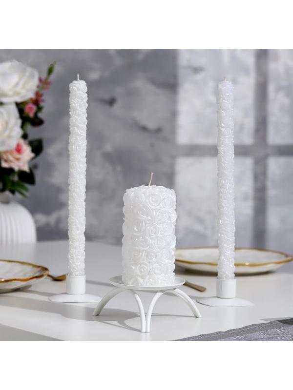 Свеча-цилиндр свадебная 