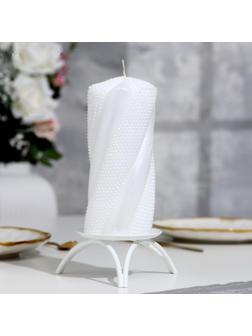 Свеча-цилиндр свадебная 