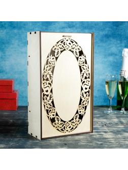 Коробка для вина двойная