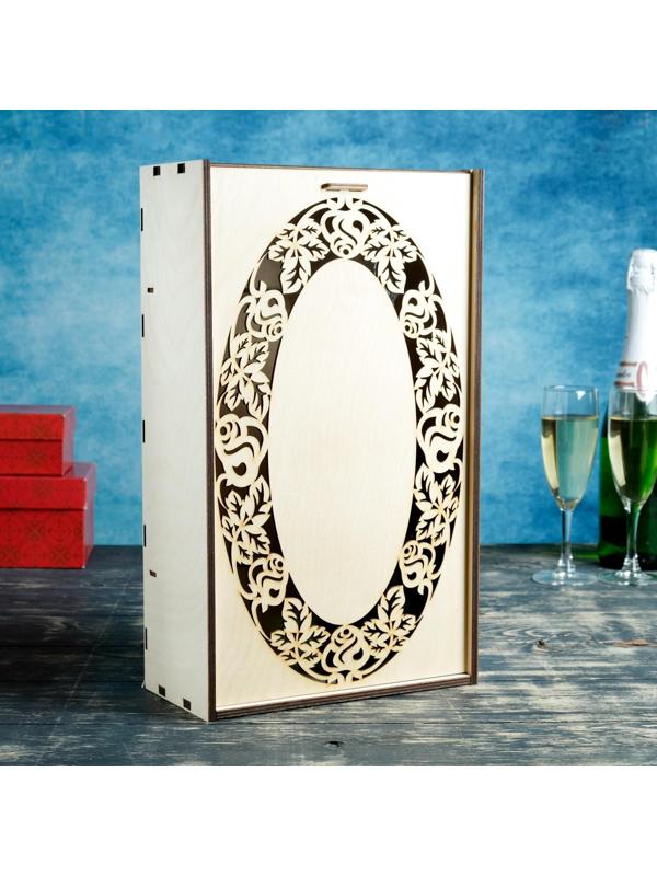 Коробка для вина двойная