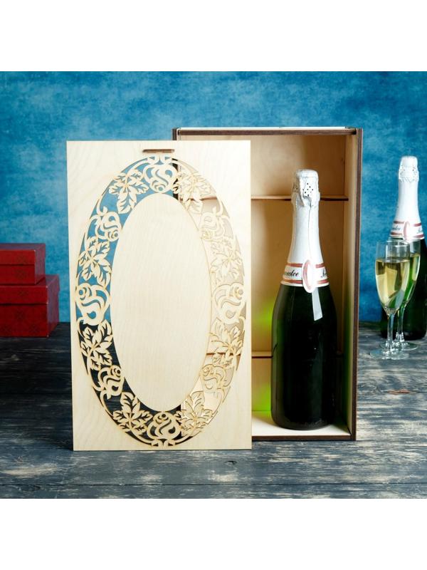 Коробка для вина двойная