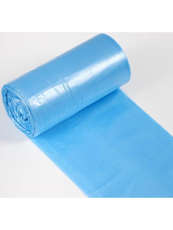 Мешки для мусора «Люкс», 35 л, 10 мкм, 45×60 см, ПНД, 50 шт, цвет синий