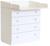 Комод детский с пеленальным столиком 804 «Фея 1580», 4 выдвижных ящика, цвет белый