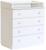 Комод детский с пеленальным столиком 804 «Фея 1580», 4 выдвижных ящика, цвет белый