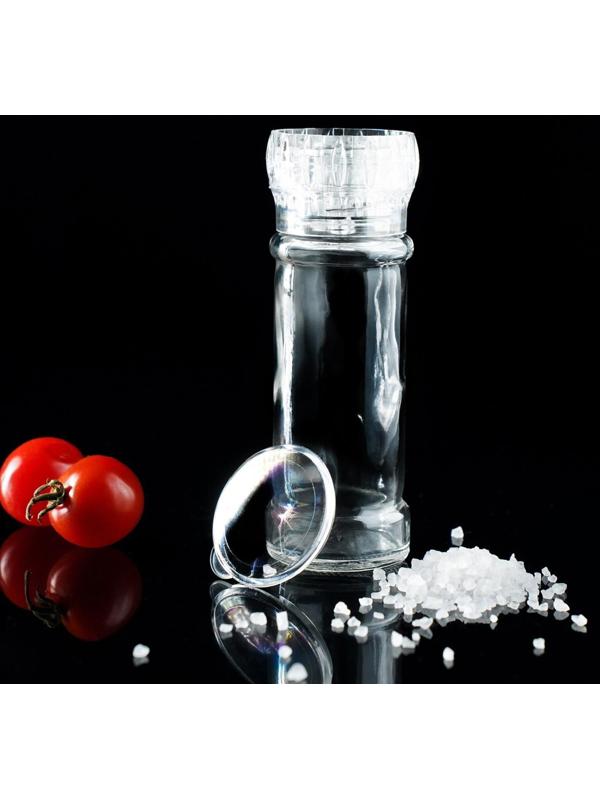 Мельница многоразовая 115 мл (45-80 гр), цвет прозрачный