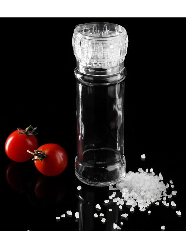 Мельница многоразовая 115 мл (45-80 гр), цвет прозрачный