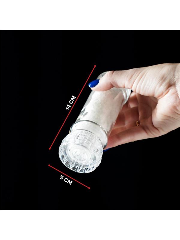 Мельница многоразовая 115 мл (45-80 гр), цвет прозрачный