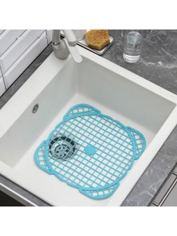 Решётка в раковину, 31,5×31,5 см, универсальная, цвет МИКС
