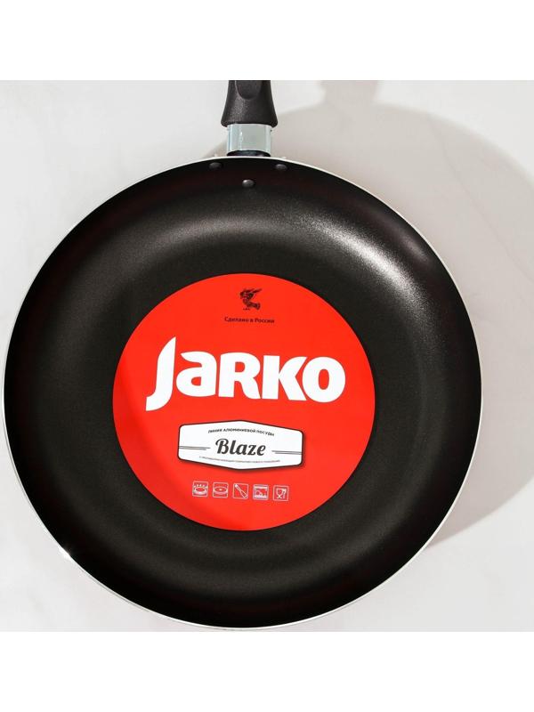 Сковорода Blaze, d=28 см, стеклянная крышка, антипригарное покрытие, цвет красный