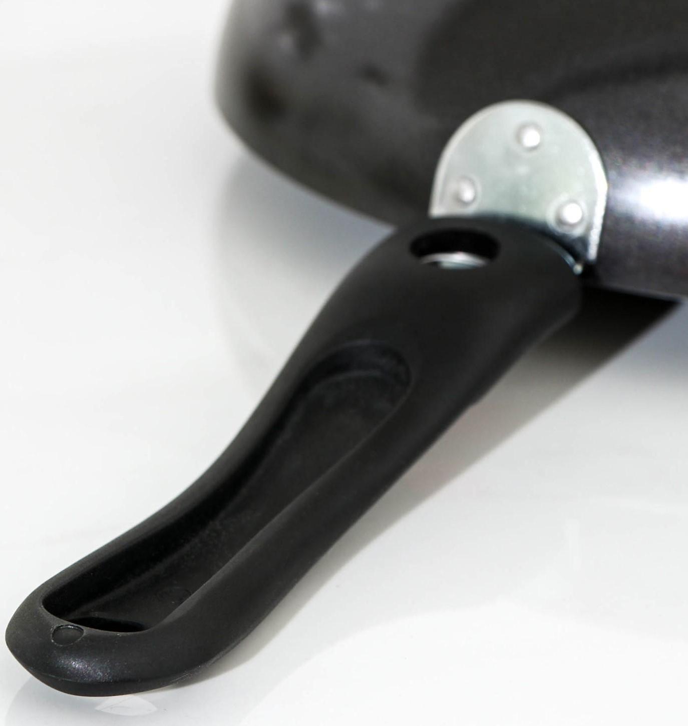 Cковорода Forever, d=24 см, съёмная ручка, стеклянная крышка, антипригарное покрытие, цвет металлик