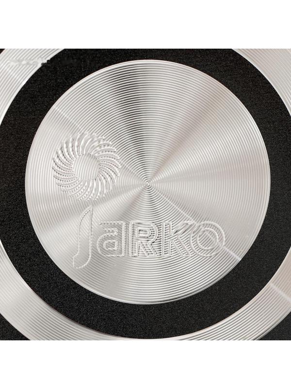 Cковорода Forever, d=24 см, съёмная ручка, стеклянная крышка, антипригарное покрытие, цвет металлик