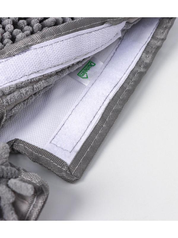 Насадка для плоской двусторонней швабры Доляна арт. 752845, 3092554, 40×14 см, микрофибра, букли, цвет МИКС