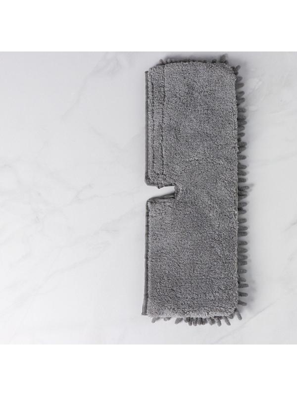 Насадка для плоской двусторонней швабры Доляна арт. 752845, 3092554, 40×14 см, микрофибра, букли, цвет МИКС