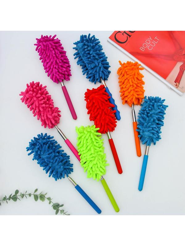 Щётка для уборки, телескопическая ручка 26-75 см, цвет МИКС