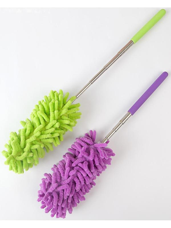 Щётка для уборки, телескопическая ручка 26-75 см, цвет МИКС