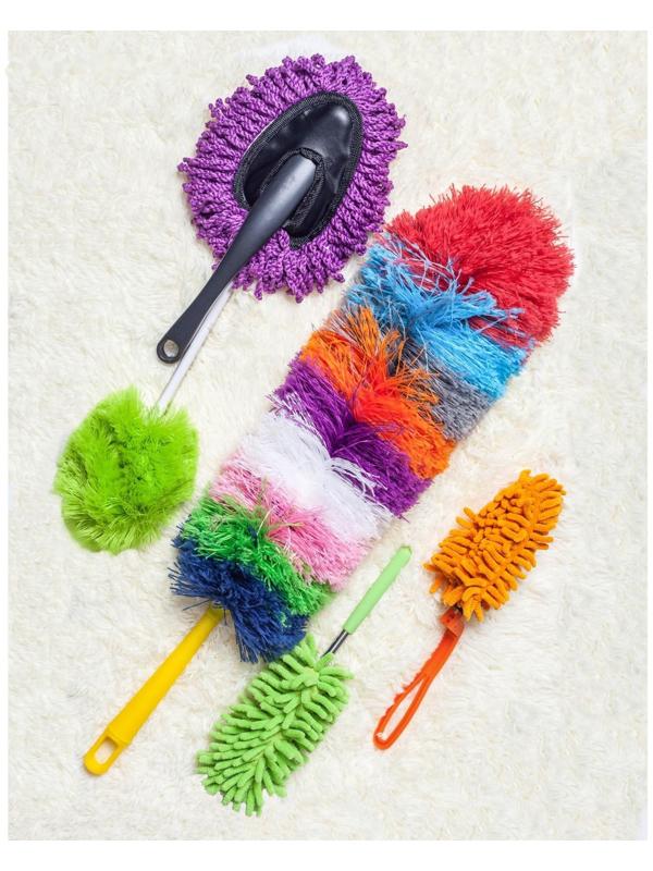 Щётка для уборки, телескопическая ручка 26-75 см, цвет МИКС