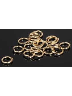 Кольцо соединительное 0,8*6мм (набор 50 гр, ±570 шт) СМ-976, цвет золото