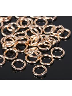 Кольцо соединительное 1,4 х 10мм (набор 50 гр, ±145 шт) СМ-984, цвет золото