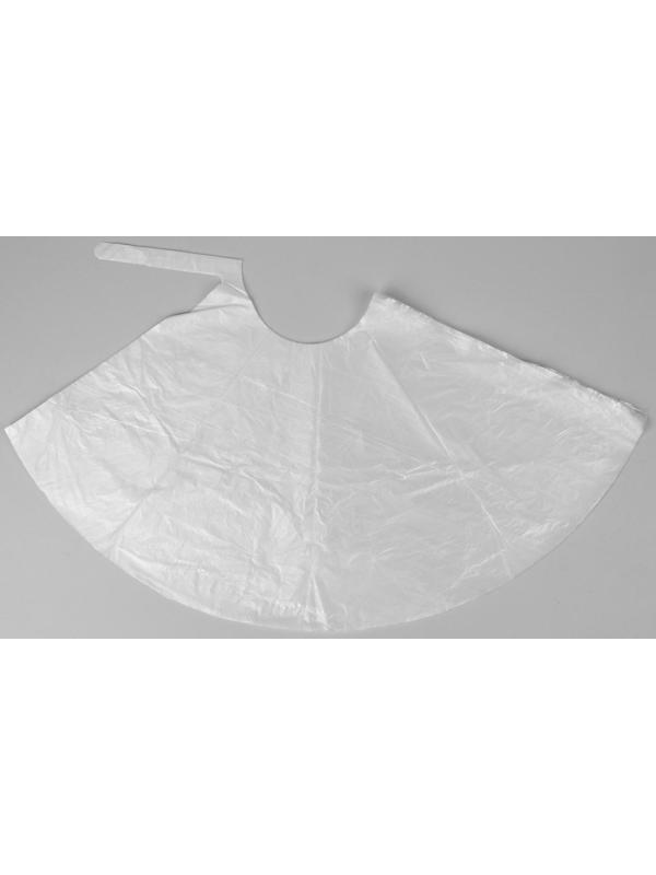 Пелерина парикмахерская, фасовка 10 шт, цвет прозрачный