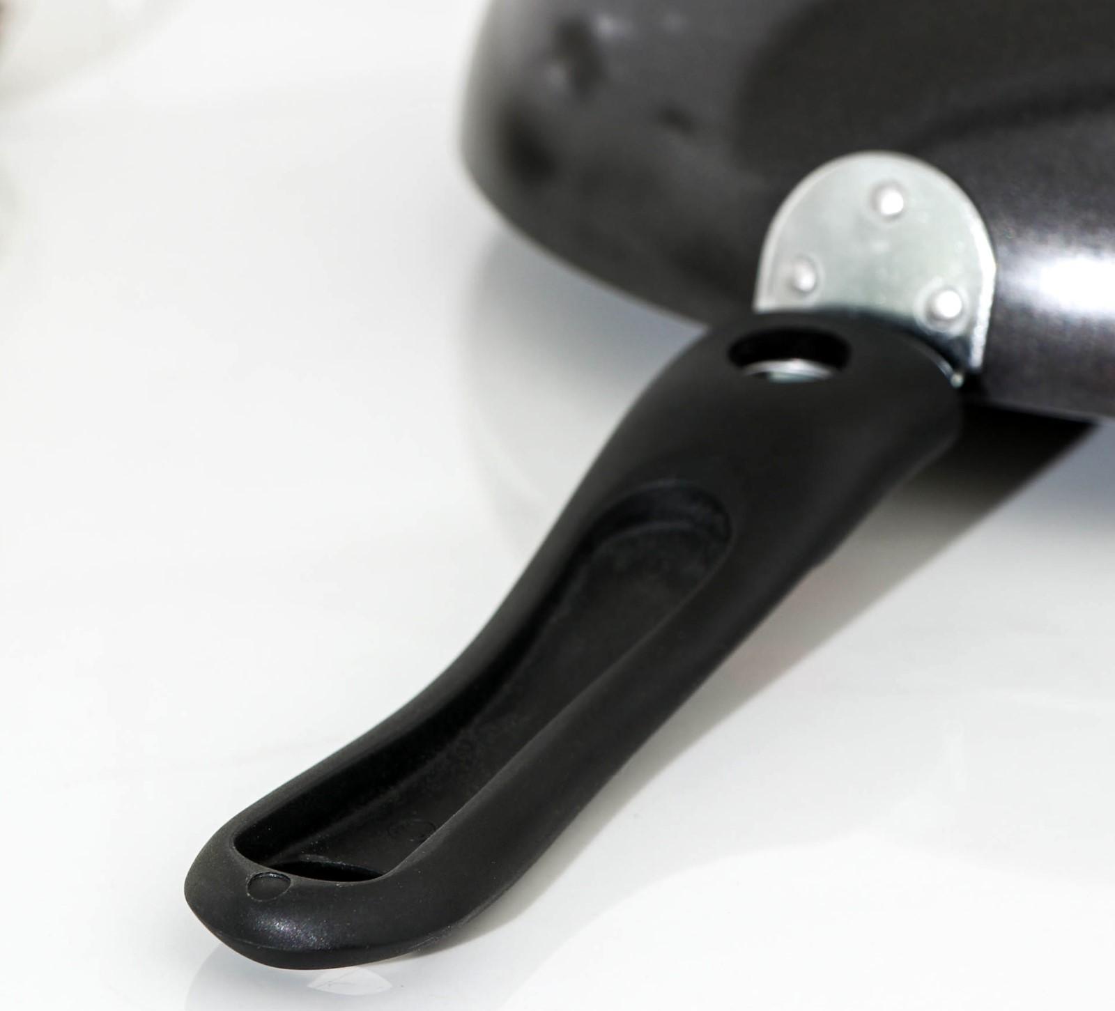 Сковорода Forever, d=22 см, съёмная ручка, стеклянная крышка, антипригарное покрытие, цвет чёрный