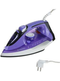 Утюг ENERGY EN-314, 2000 Вт, керамическая подошва, 300 мл, фиолетовый