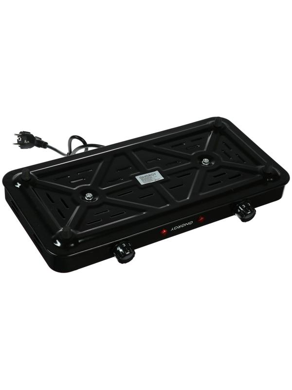 Плитка электрическая ENERGY EN-904В, 2000 Вт, 2 конфорки, черная