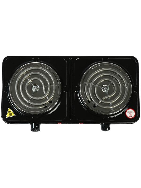 Плитка электрическая ENERGY EN-904В, 2000 Вт, 2 конфорки, черная