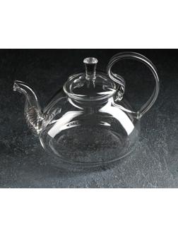 Чайник стеклянный заварочный с металлическим ситом «Элегия», 800 мл