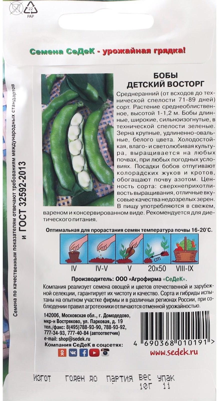 Семена Бобы 