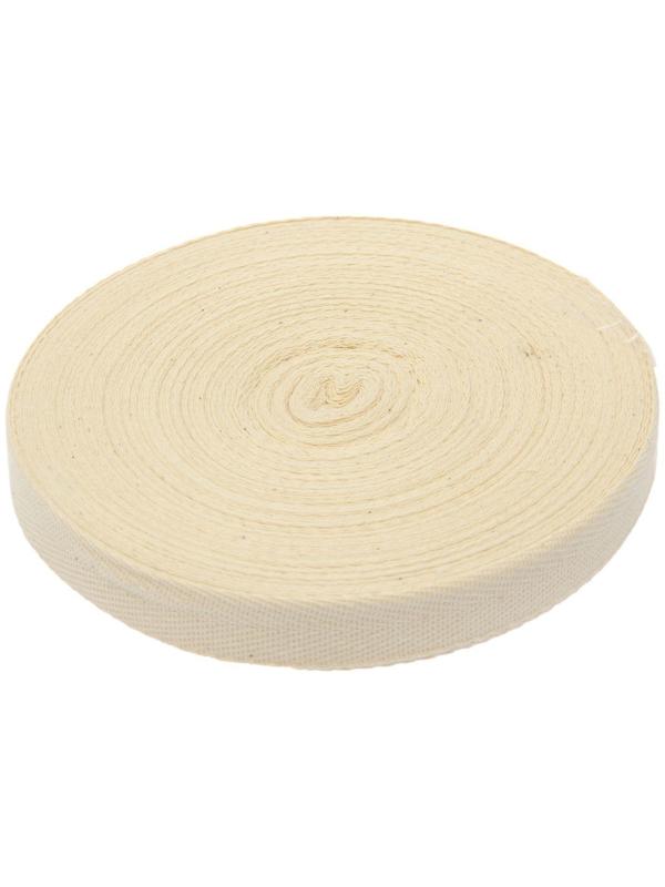 Лента киперная, d=20 мм, 50 м, цвет молочный